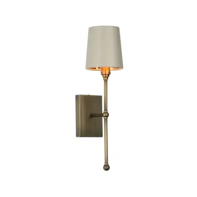 Durrell Solid Antique Brass Single Wall Light