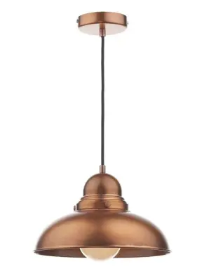 Dynamo 1-Light Antique Copper Pendant