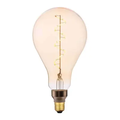 E27 LED Dimmable Vintage Filament 4W 300 Lumens Amber