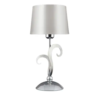 Eleonor 2 Tone Chrome Table Lamp | Online Lighting Shop