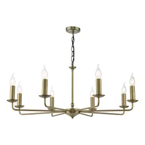 Favian 8 Light Matt Bronze Pendant