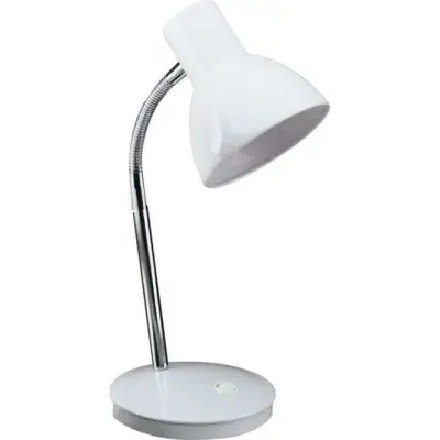 Firstlight Harvard Single Light Table Lamp in a White Finish
