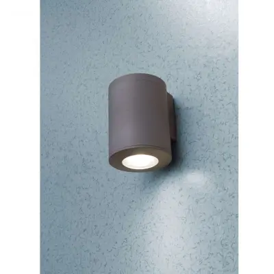 Franca 90mm Wall Light in Grey Finish
