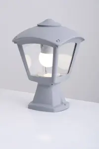 Disma Roby Grey Post Top Light IP55
