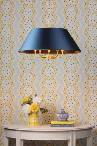 Gothenburg Brass Pendant with Bespoke Shade