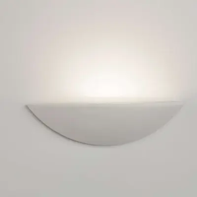 Gypsum Ceramic Wall Light - Dia 40cm Uplighter