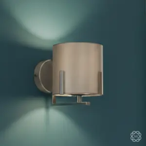 Hadden Satin Chrome Wall Light