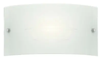 Hadley 1-Light White Glass Wall Bracket