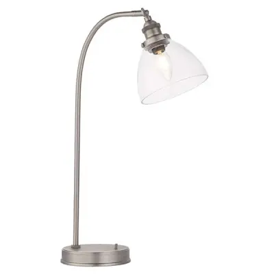 Hansen Table Lamp in Brushed Silver