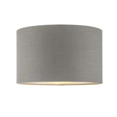 Highclere Charcoal 255mm Shade with Silver Inner