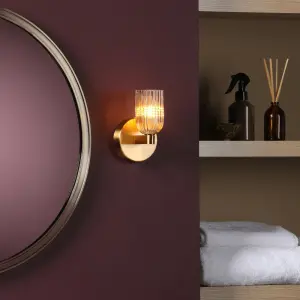 Hilaria Antique Gold Single Wall Light
