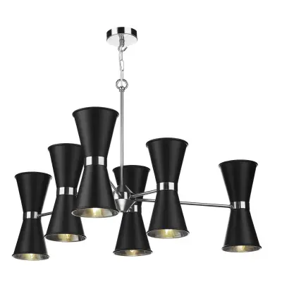 Hyde 12 Light Chandelier Polished Chrome (Other Colours Available)