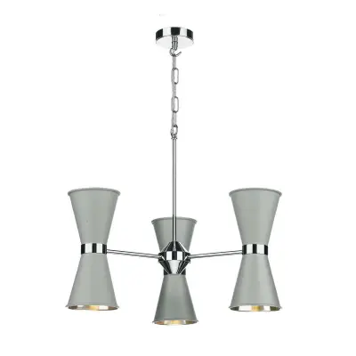 Hyde 6 Light Pendant Polished Chrome (Other Colours Available)