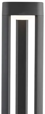 IP44 Grey LED Outdoor Post Light With Clear Diffuser