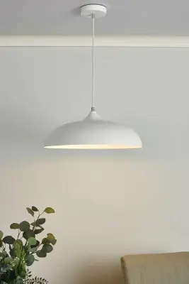 Kaelan 1 Light Pendant White