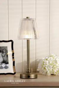 Callaghan LED Rechargeable Antique Brass Table Lamp