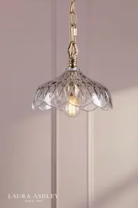 Eversden Antique Brass Single Pendant