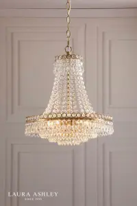 Enid Small Antique Brass Chandelier