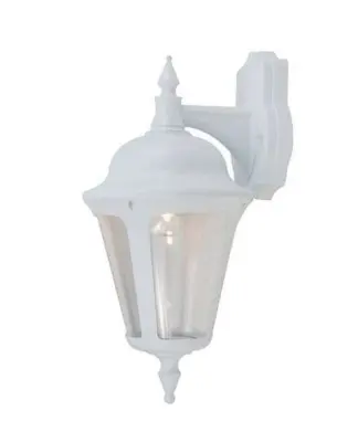 Latina Polycarbonate Outdoor Wall Lantern in White Finish