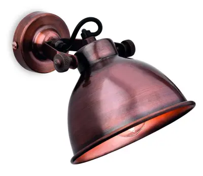 Mantis Wall Light in Antique Copper Finish