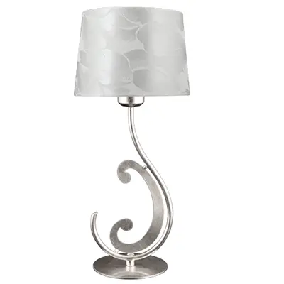 Mariann Table Lamp Silver Leaf | Online Ligthing Shop
