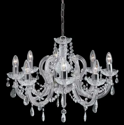 Marie Therese 8-Light Crystal Fitting