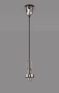 Meel Polished Nickel Suspension