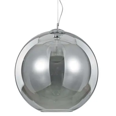 Nemo Fume 500mm Smoked Glass Globe Pendant