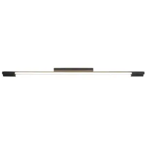 Nova Matt Black Fluorescent Light 4000K