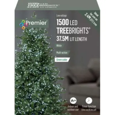 Premier Lighting LV162180W 1500 Led Timer Treebrights White