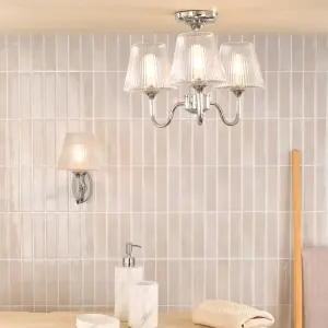 Rimaz Polished Chrome Wall Light IP44