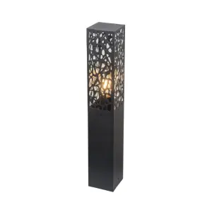 Shelby 600mm Black Bollard
