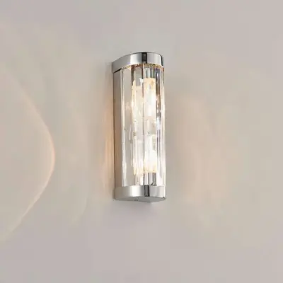 Shimmer 2 Light Wall Fitting in Chrome IP44