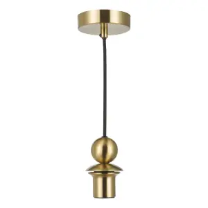 Single Satin Brass Suspension