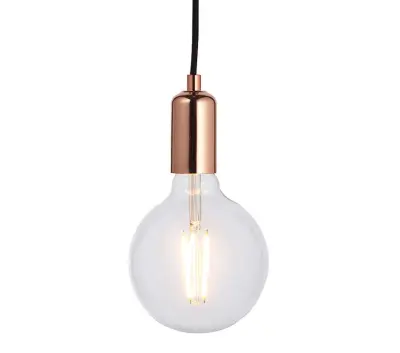 Studio Single Light Pendant in Copper