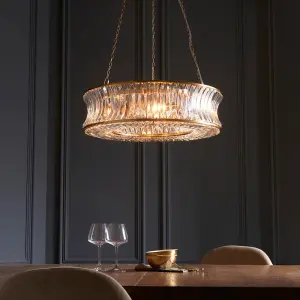 Alice Brass 6 Light Chandelier