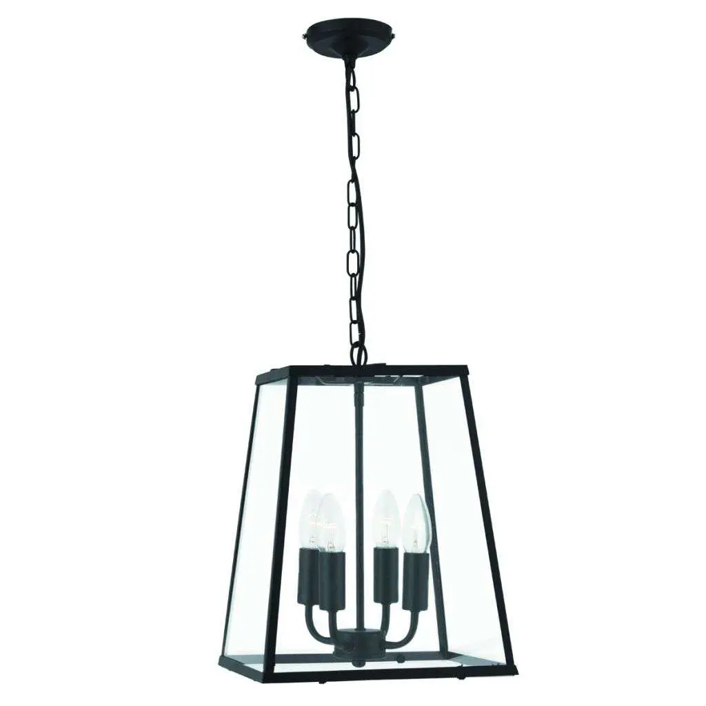Voyager 4 Light Black Pendant