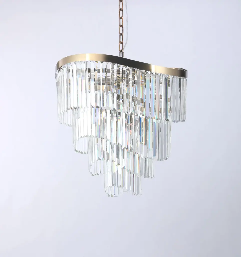 Waverly 12 Light Satin Brass Chandelier
