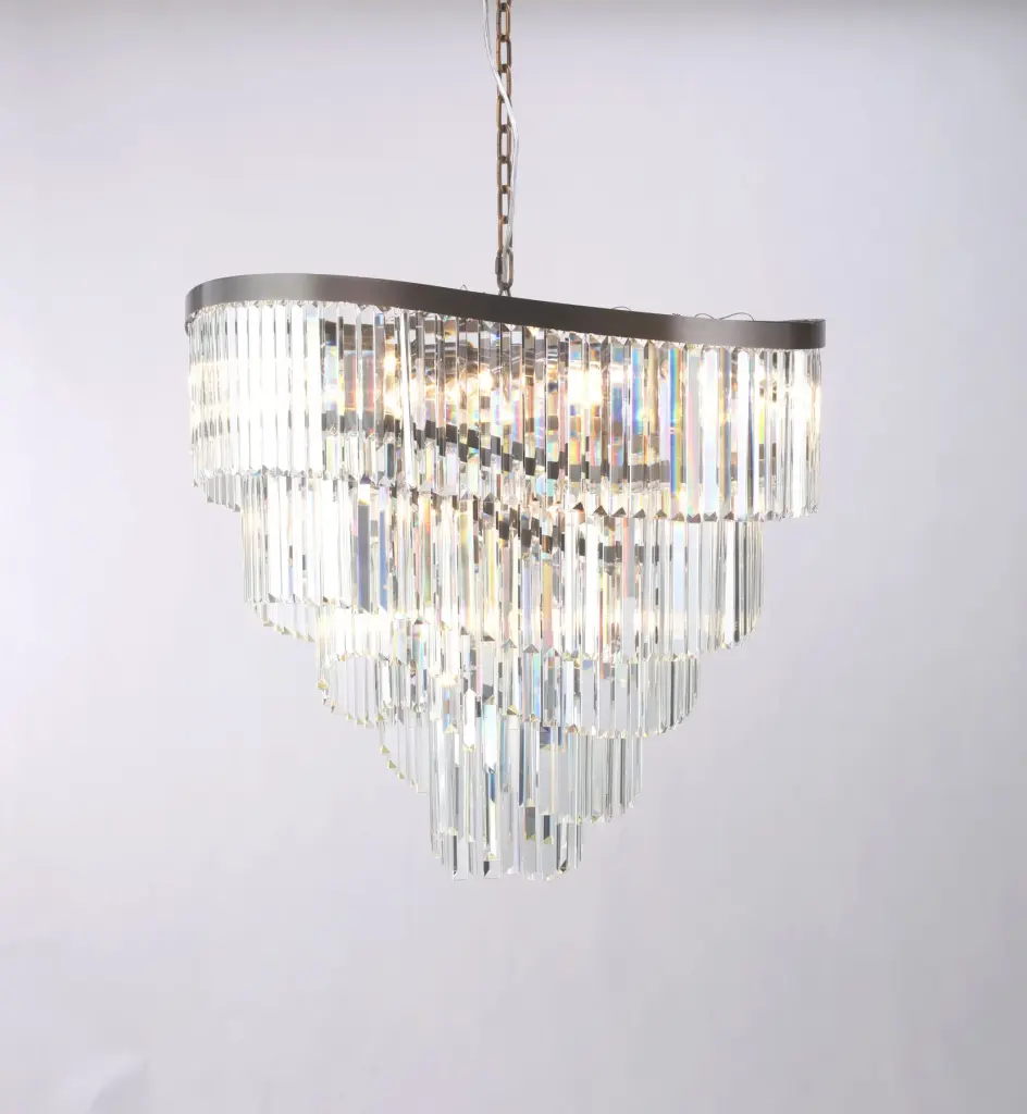 Waverly 16 Light Brushed Black Chrome Chandelier
