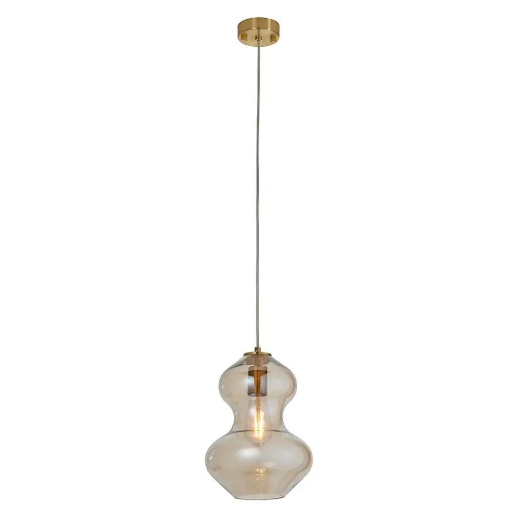 Kelda Shaped Champagne Glass Pendant