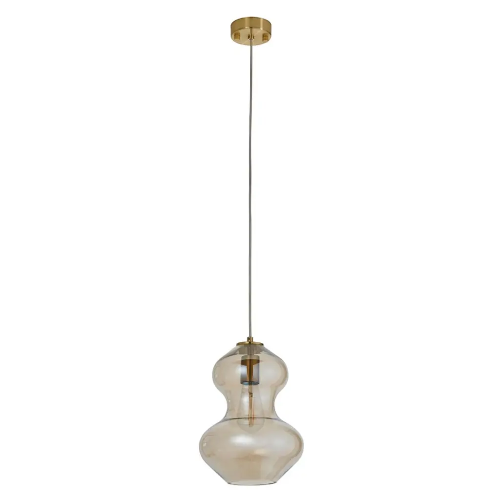 Kelda Shaped Champagne Glass Pendant